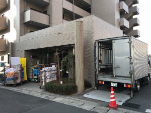 マンション入り口