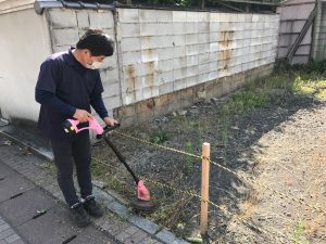 土地の草刈り