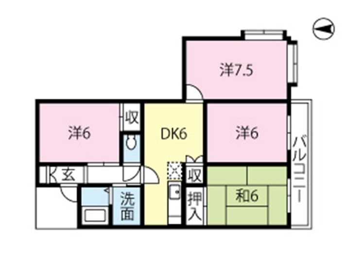 4DKの間取り